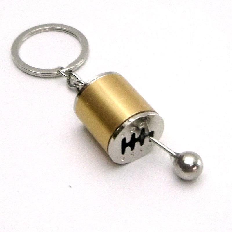 Creative gift car metal keychain turbo gear hub pendant brake disc shock absorber Pendant - ItemBear.com