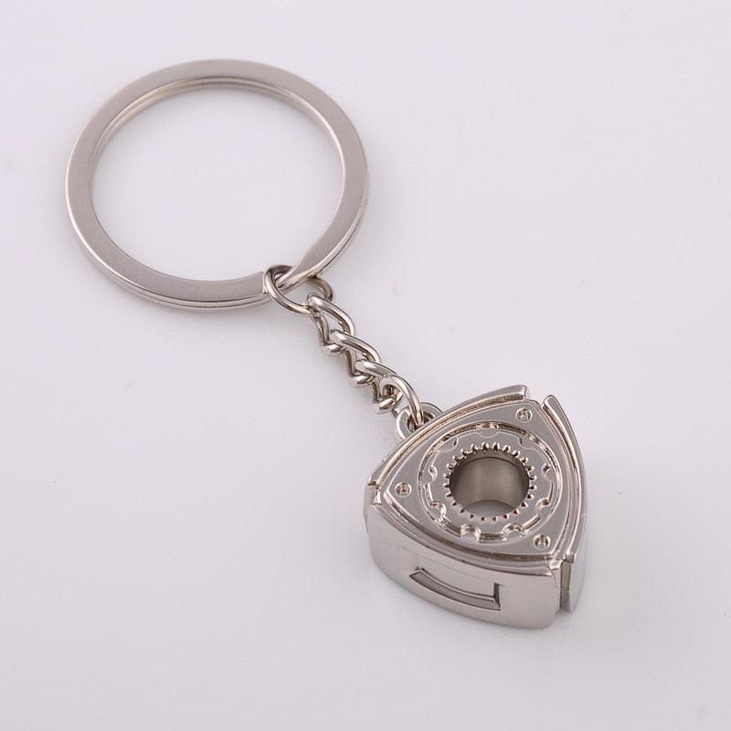 Creative gift car metal keychain turbo gear hub pendant brake disc shock absorber Pendant - ItemBear.com