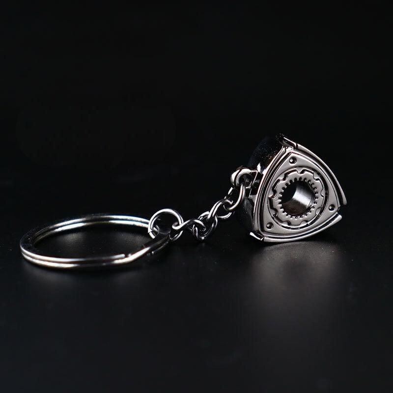 Creative gift car metal keychain turbo gear hub pendant brake disc shock absorber Pendant - ItemBear.com