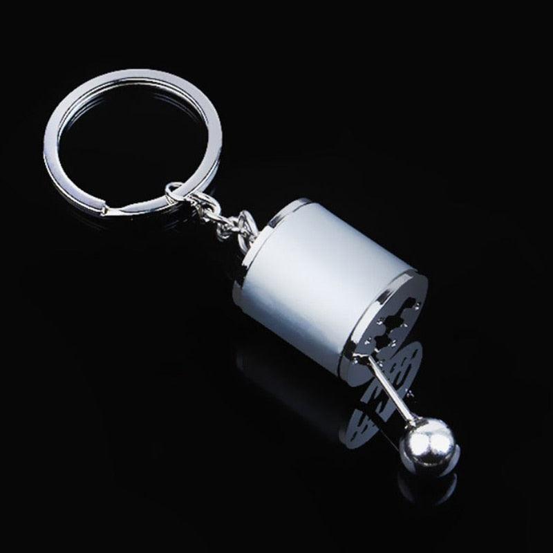 Creative gift car metal keychain turbo gear hub pendant brake disc shock absorber Pendant - ItemBear.com