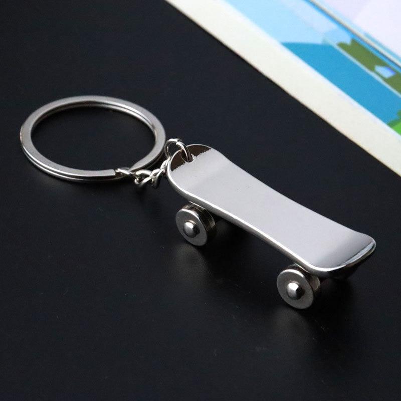 Creative gift car metal keychain turbo gear hub pendant brake disc shock absorber Pendant - ItemBear.com