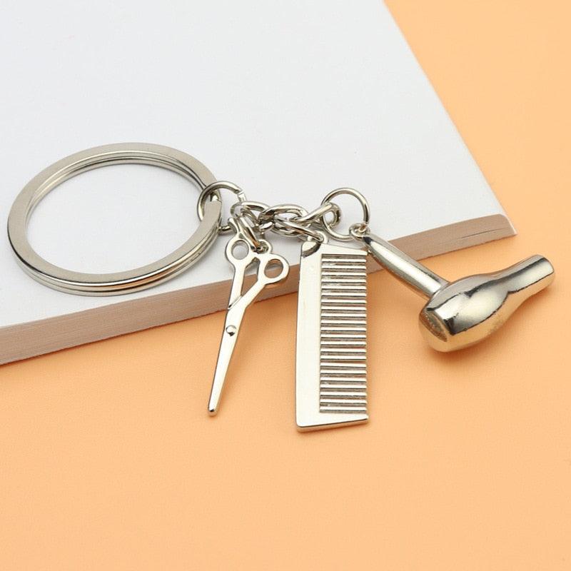 Creative gift car metal keychain turbo gear hub pendant brake disc shock absorber Pendant - ItemBear.com