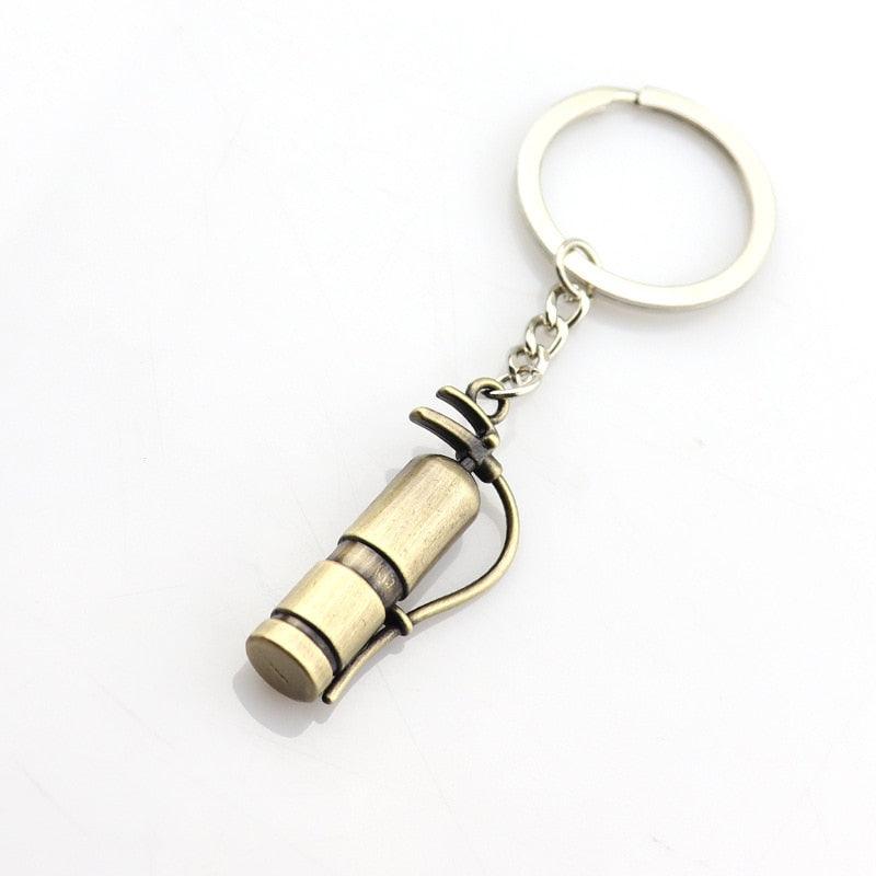 Creative gift car metal keychain turbo gear hub pendant brake disc shock absorber Pendant - ItemBear.com