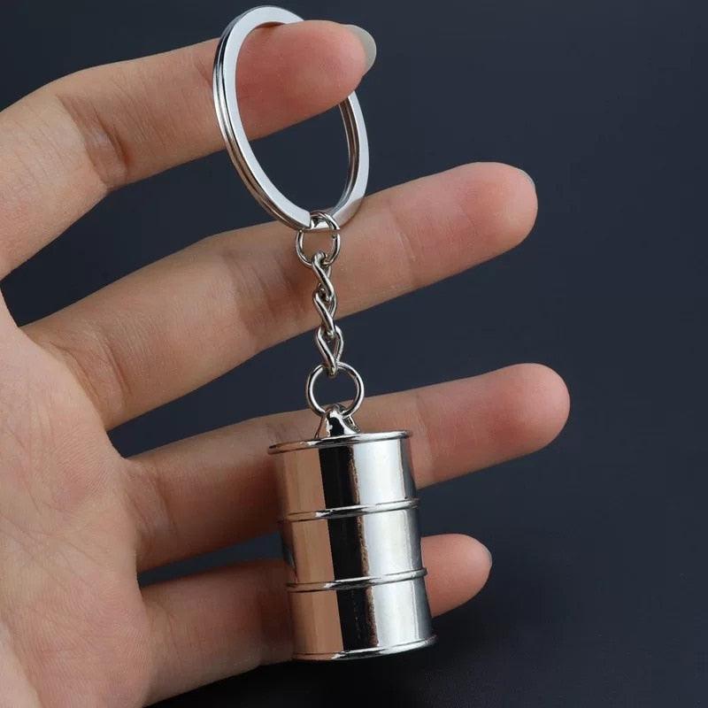 Creative gift car metal keychain turbo gear hub pendant brake disc shock absorber Pendant - ItemBear.com