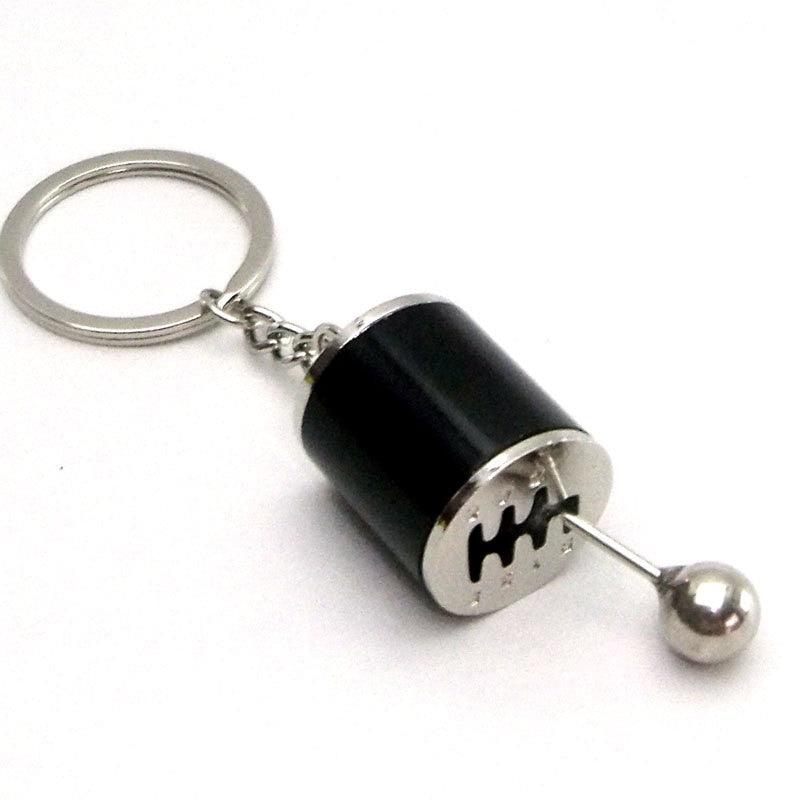 Creative gift car metal keychain turbo gear hub pendant brake disc shock absorber Pendant - ItemBear.com