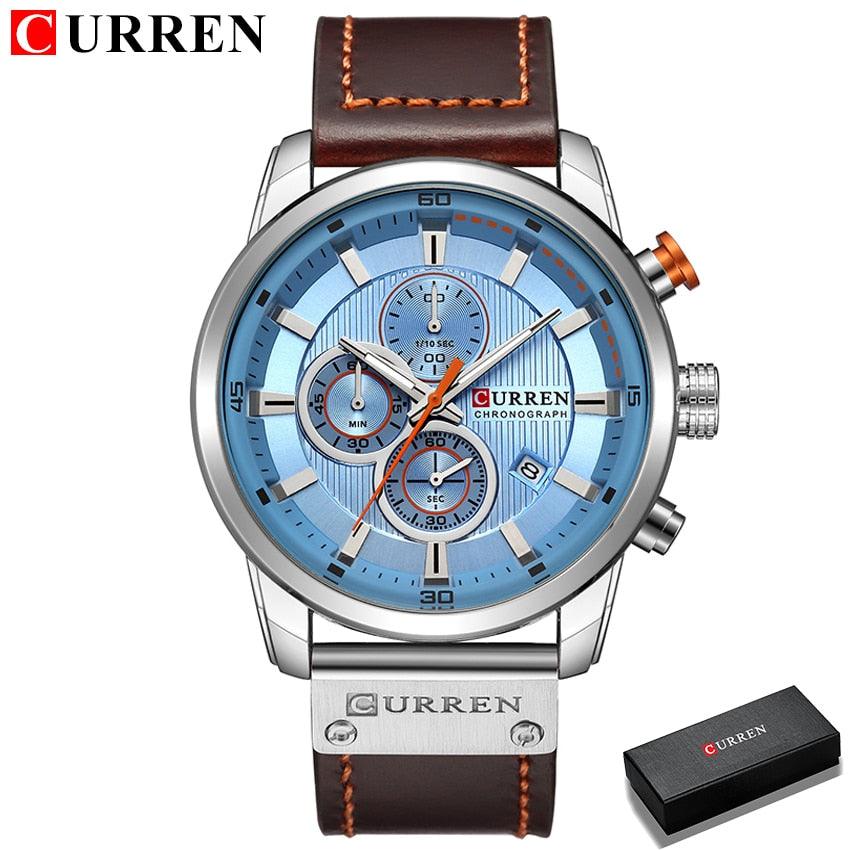 CURREN Fashion Date Quartz Men Watches Top Brand Luxury Male Clock Chronograph Sport Mens Wrist Watch Hodinky Relogio Masculino - ItemBear.com