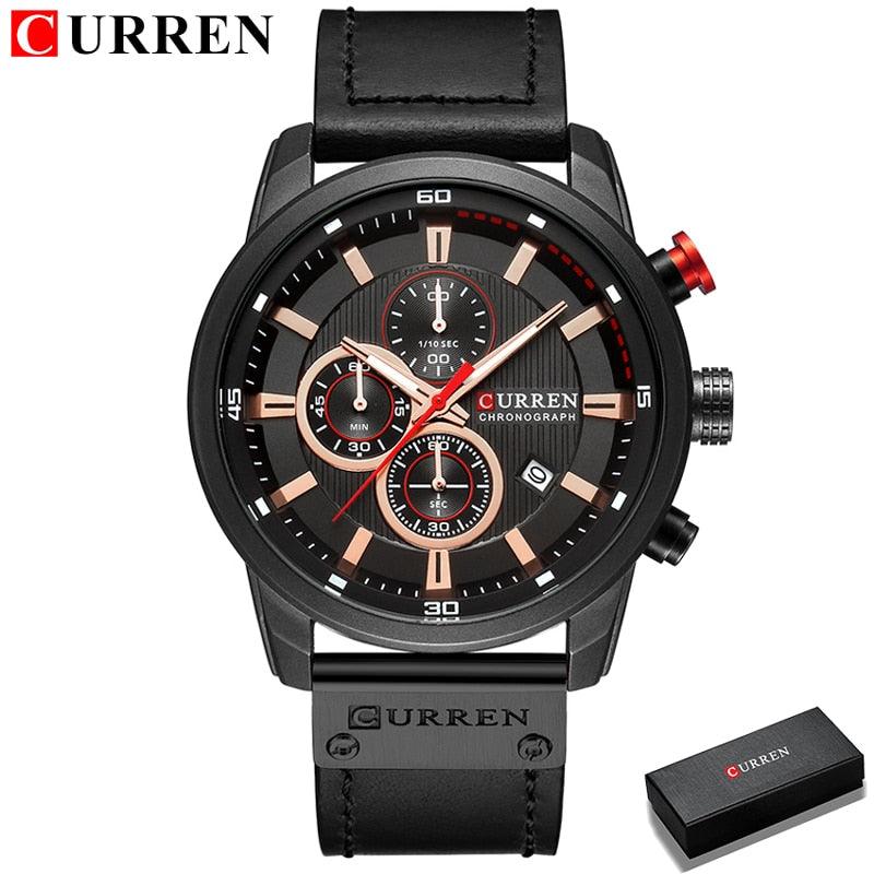 CURREN Fashion Date Quartz Men Watches Top Brand Luxury Male Clock Chronograph Sport Mens Wrist Watch Hodinky Relogio Masculino - ItemBear.com