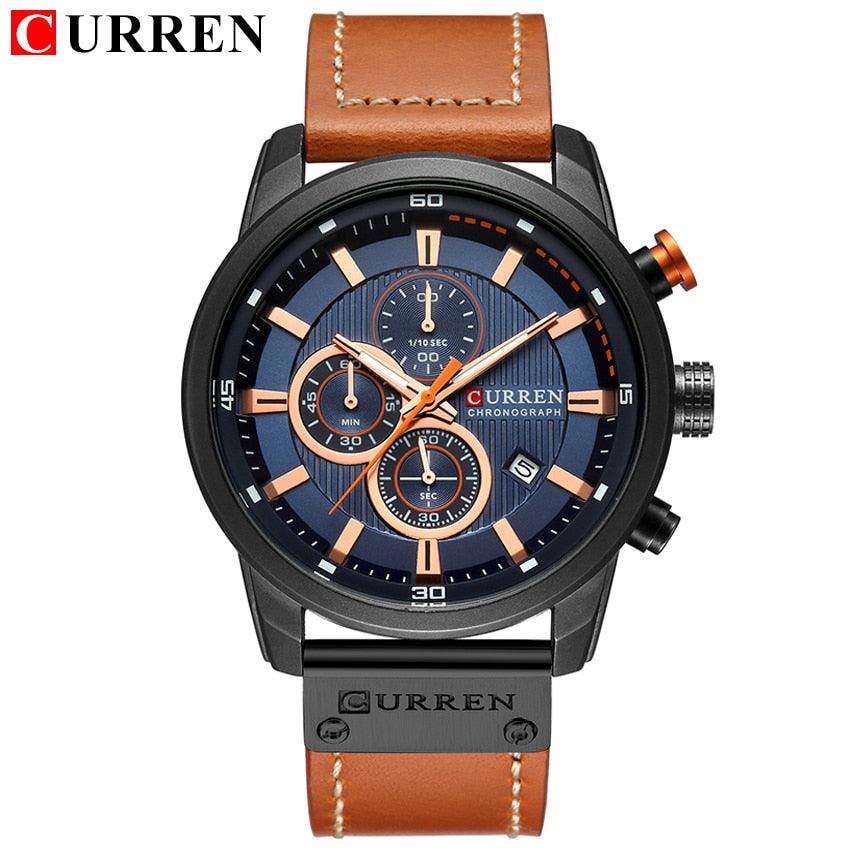 CURREN Fashion Date Quartz Men Watches Top Brand Luxury Male Clock Chronograph Sport Mens Wrist Watch Hodinky Relogio Masculino - ItemBear.com