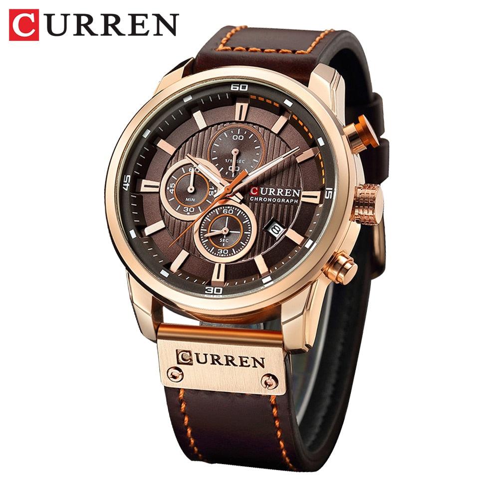 CURREN Fashion Date Quartz Men Watches Top Brand Luxury Male Clock Chronograph Sport Mens Wrist Watch Hodinky Relogio Masculino - ItemBear.com