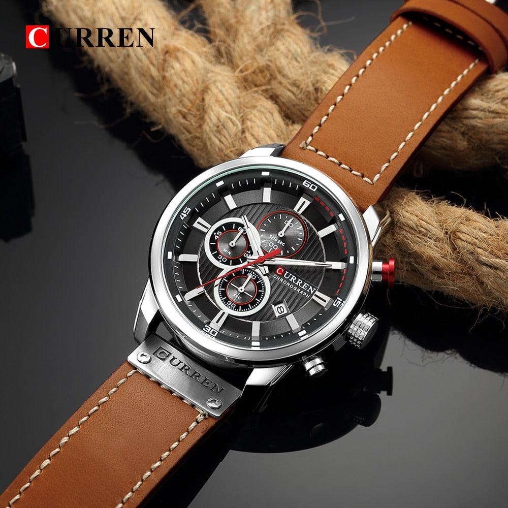 CURREN Fashion Date Quartz Men Watches Top Brand Luxury Male Clock Chronograph Sport Mens Wrist Watch Hodinky Relogio Masculino - ItemBear.com