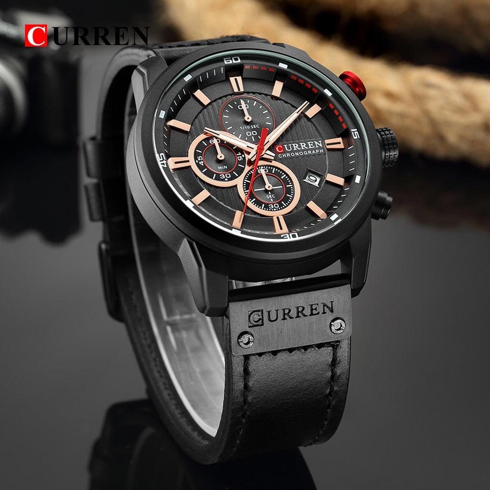 CURREN Fashion Date Quartz Men Watches Top Brand Luxury Male Clock Chronograph Sport Mens Wrist Watch Hodinky Relogio Masculino - ItemBear.com