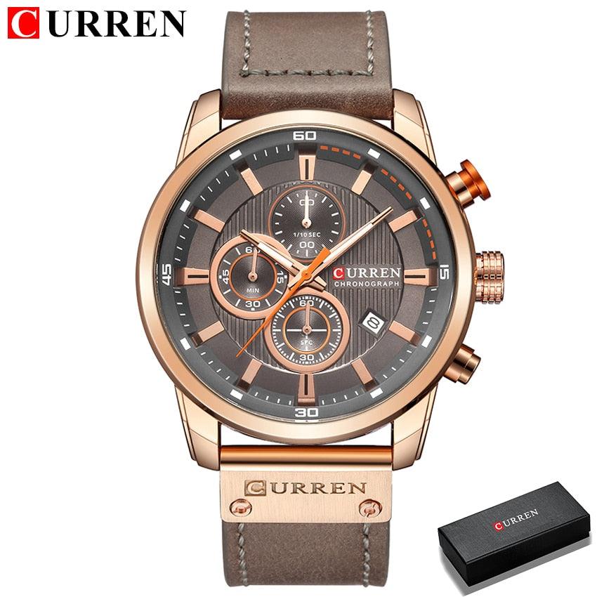 CURREN Fashion Date Quartz Men Watches Top Brand Luxury Male Clock Chronograph Sport Mens Wrist Watch Hodinky Relogio Masculino - ItemBear.com