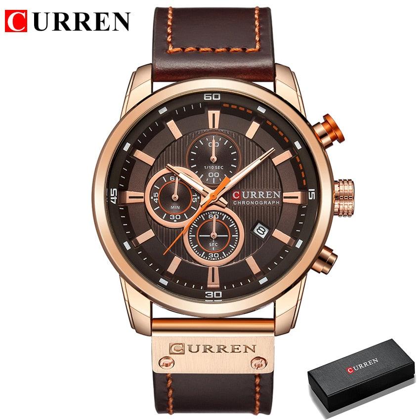 CURREN Fashion Date Quartz Men Watches Top Brand Luxury Male Clock Chronograph Sport Mens Wrist Watch Hodinky Relogio Masculino - ItemBear.com