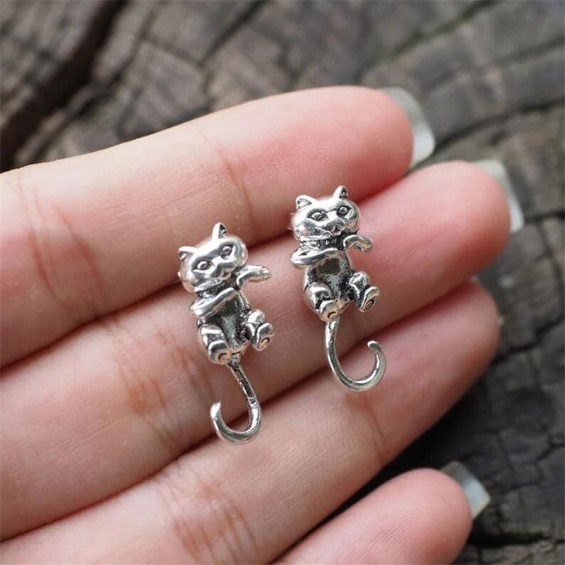 Cute Frog Earrings For Women Girls Animal Gothic Stud Earrings Piercing Female Korean Jewelry Brincos - ItemBear.com