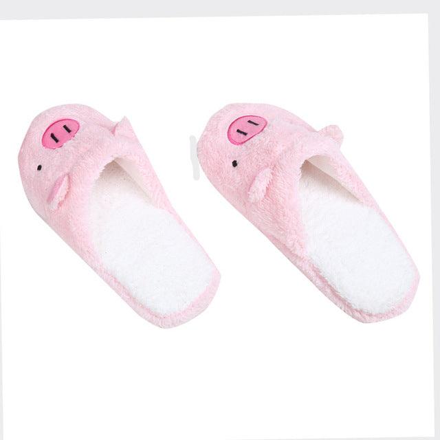 Cute Slippers Women Girls Lovely Pig Home Floor - ItemBear.com