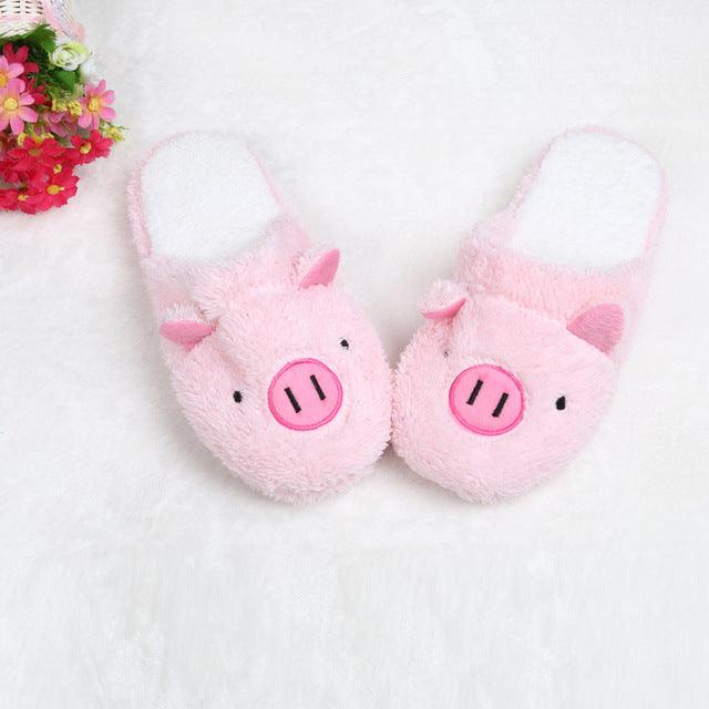 Cute Slippers Women Girls Lovely Pig Home Floor - ItemBear.com