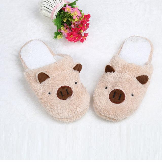 Cute Slippers Women Girls Lovely Pig Home Floor - ItemBear.com