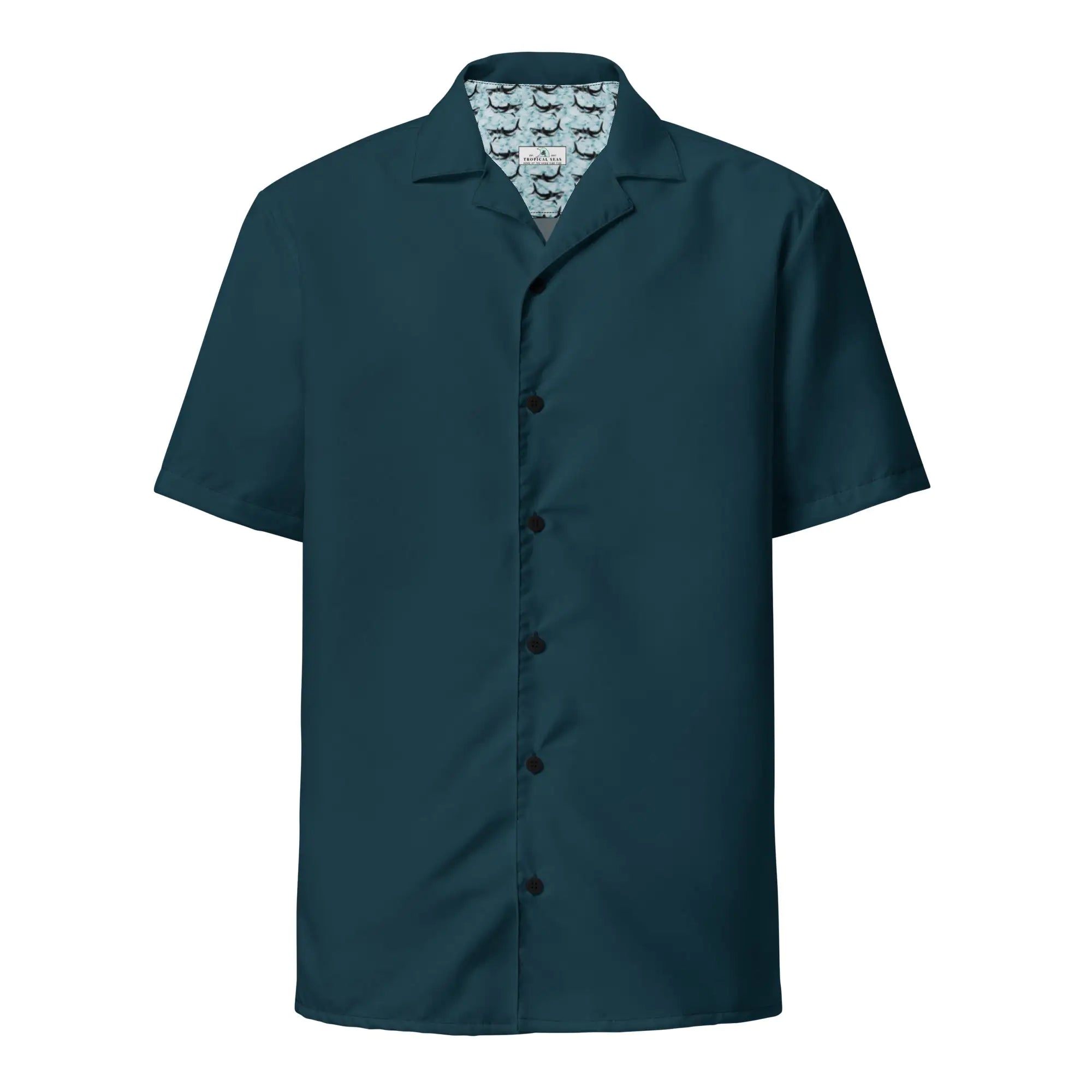 Dark Seas Blue button shirt - ItemBear.com