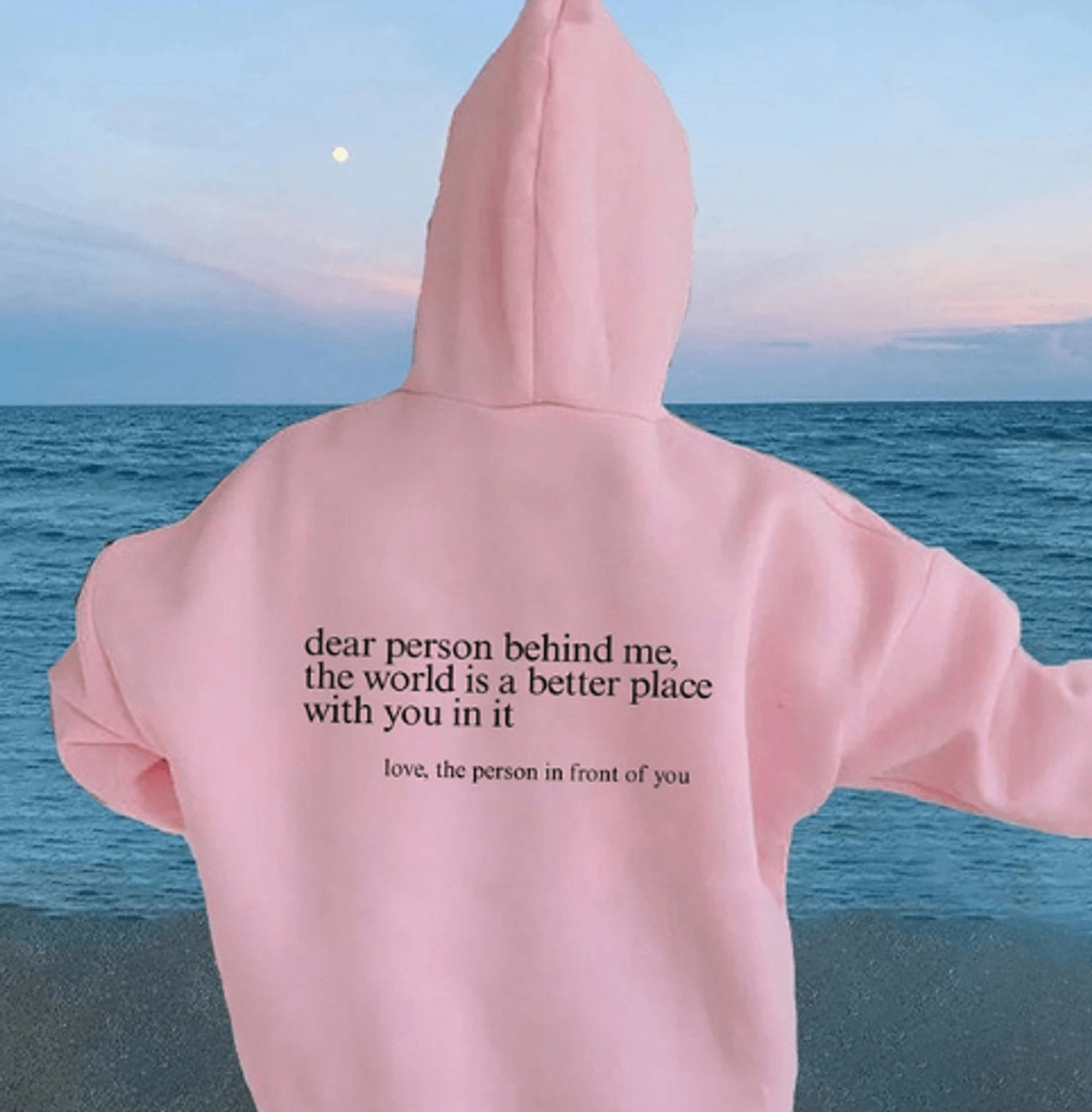 "Dear Person behind Me" Hoodie - ItemBear.com