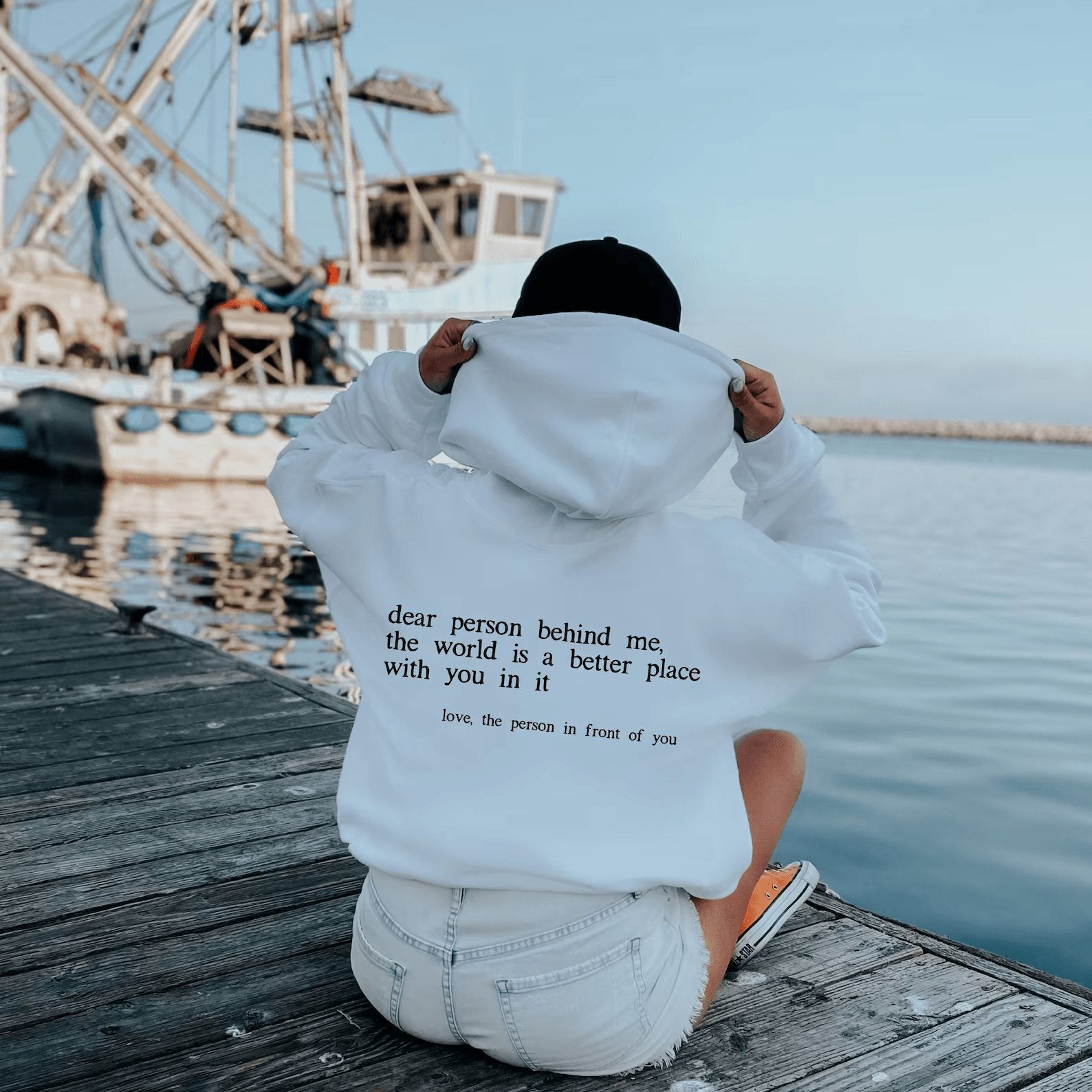 "Dear Person behind Me" Hoodie - ItemBear.com