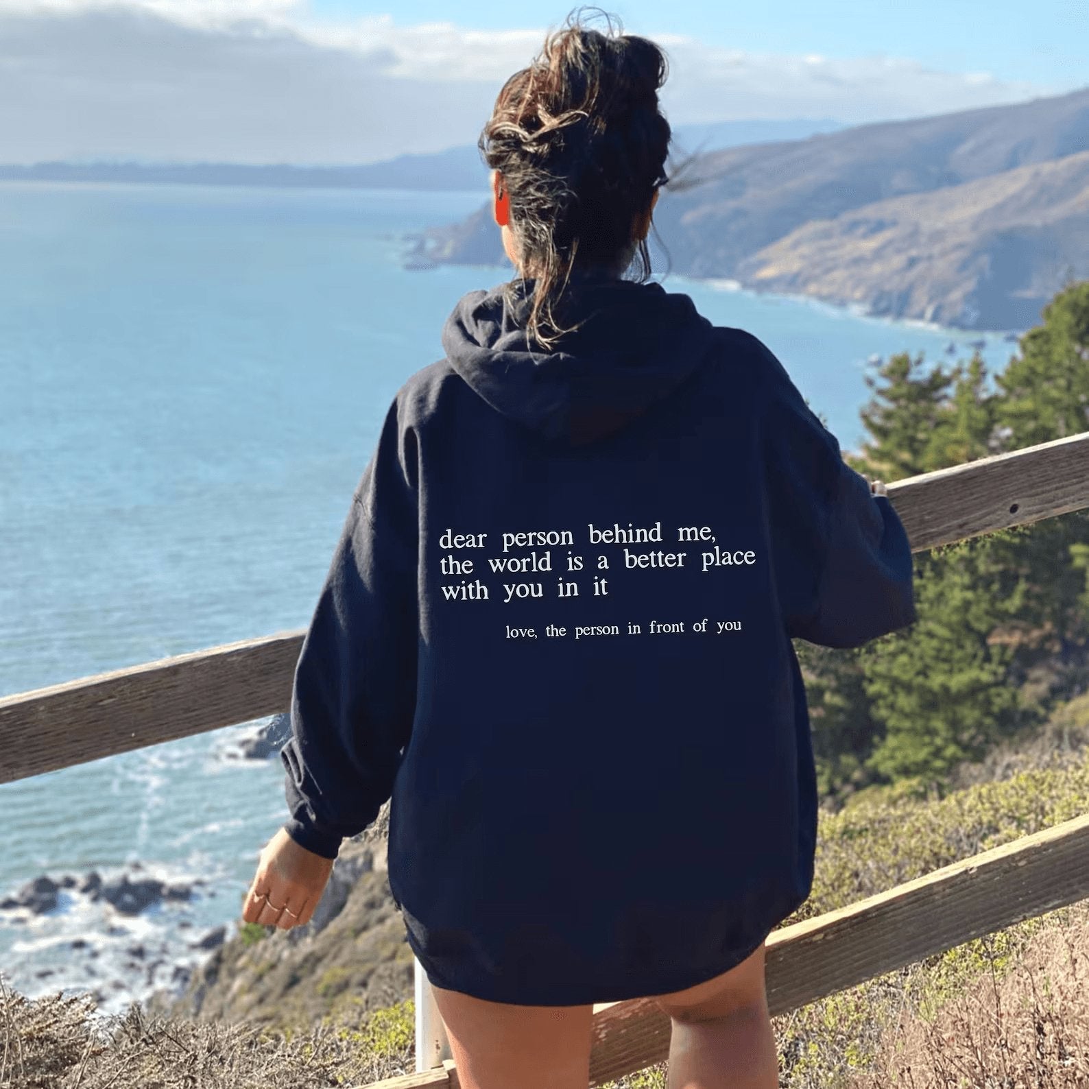 "Dear Person behind Me" Hoodie - ItemBear.com