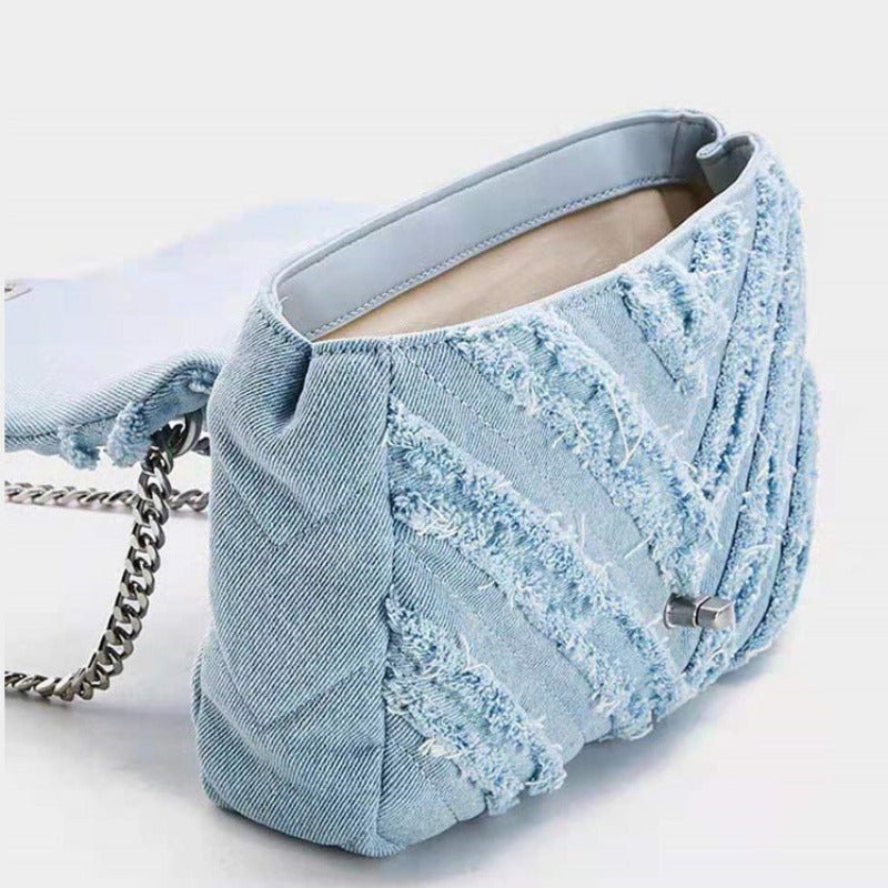 Denim Chain Bag - ItemBear.com