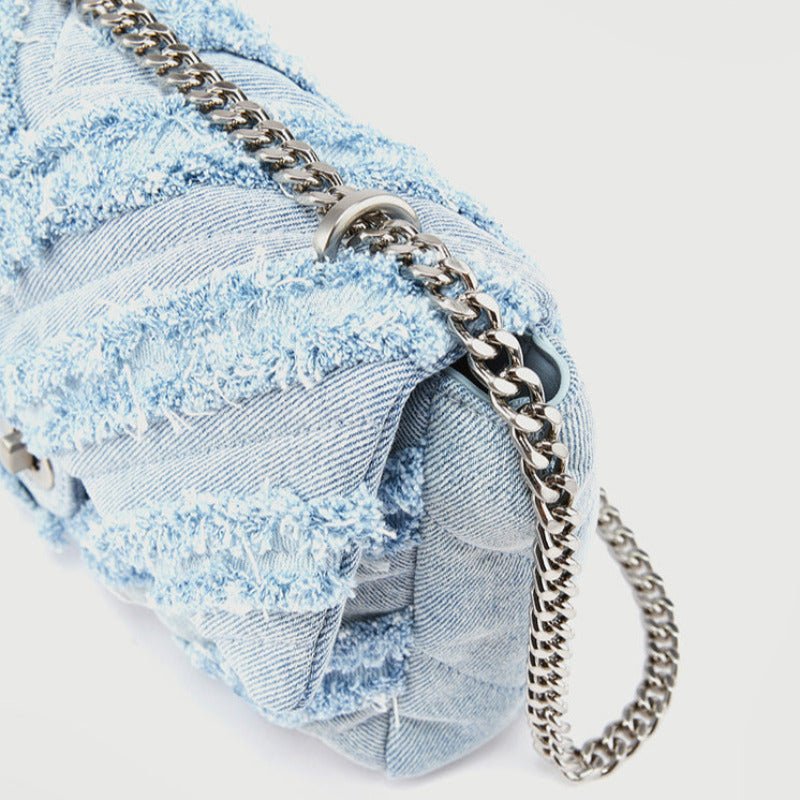 Denim Chain Bag - ItemBear.com