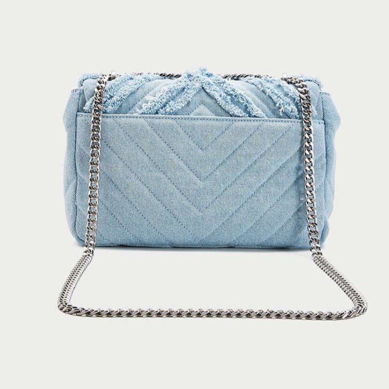 Denim Chain Bag - ItemBear.com