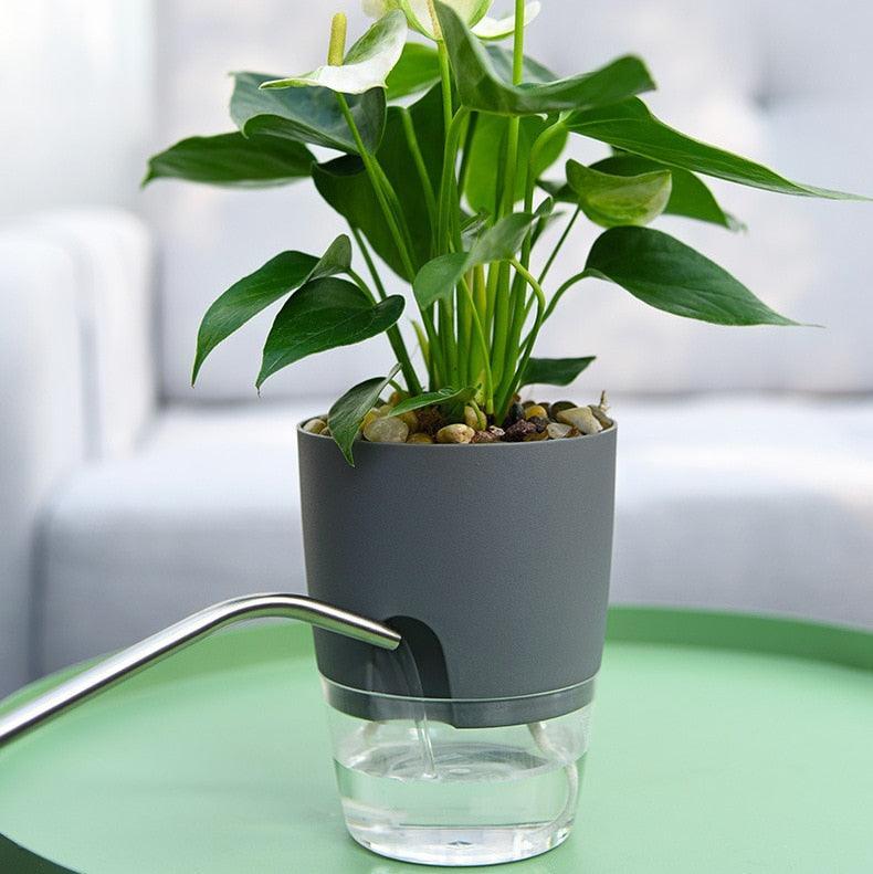 Double Layer Self Watering Flowerpot - ItemBear.com