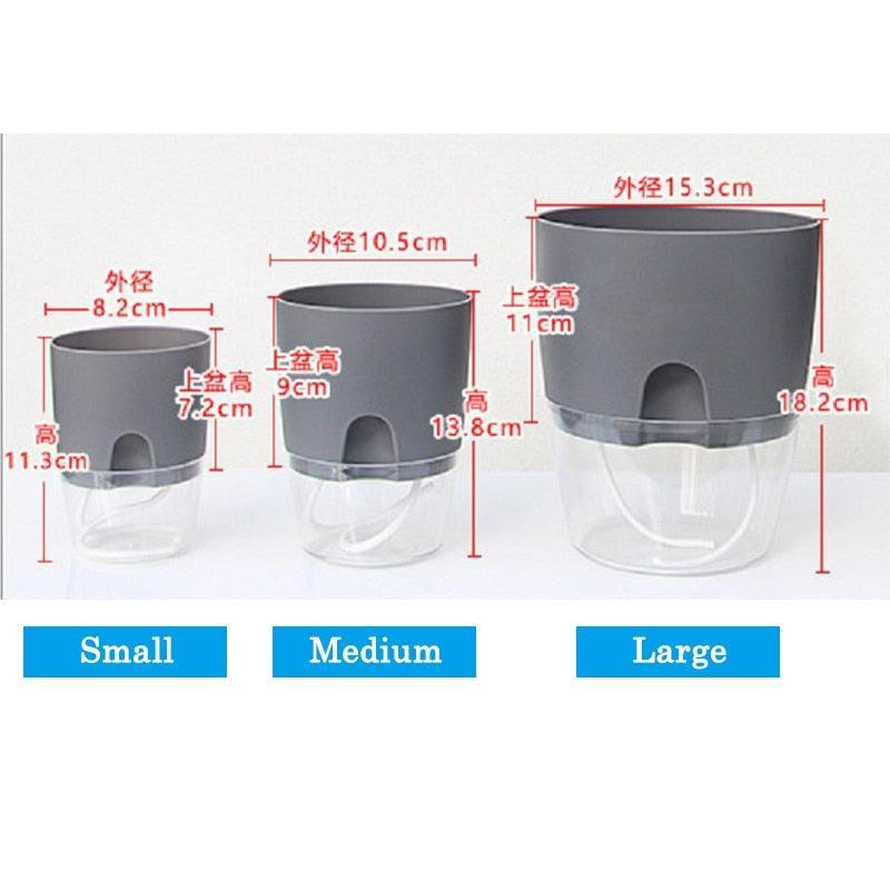 Double Layer Self Watering Flowerpot - ItemBear.com