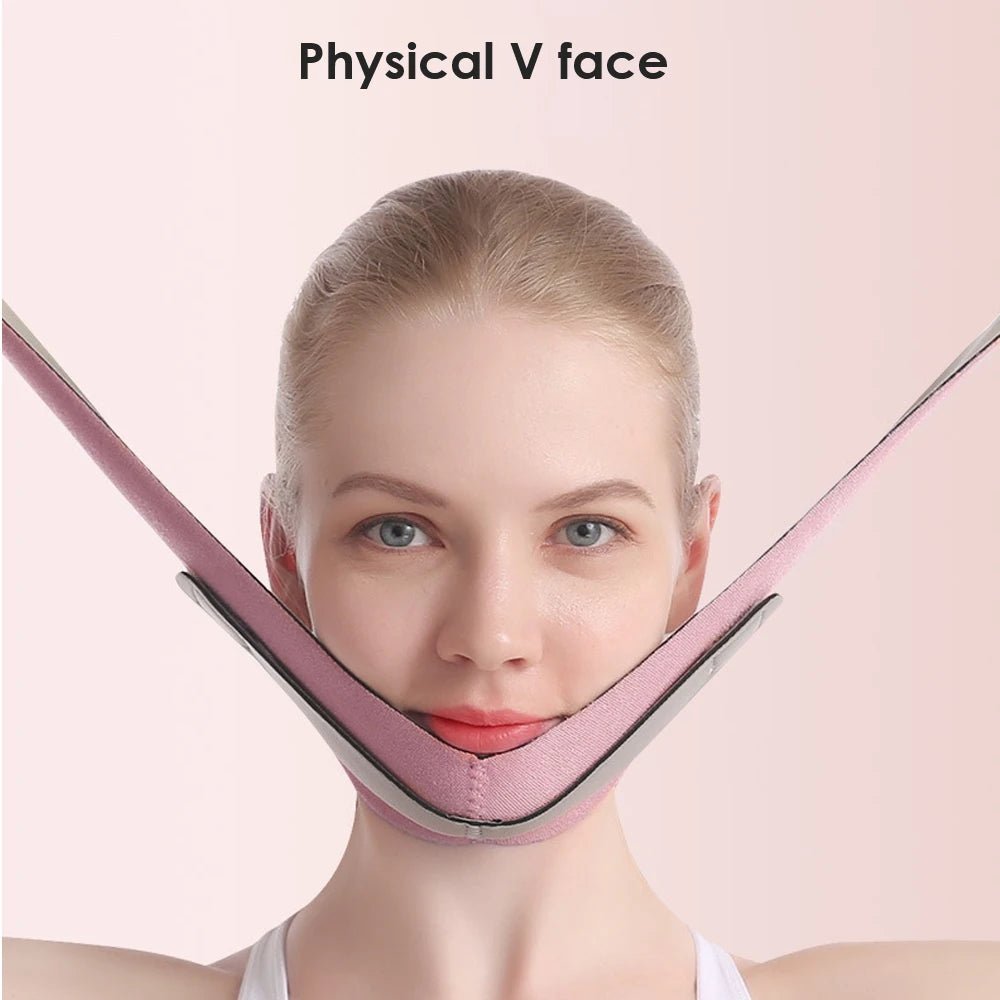 Elastic Face Lifting Belt Sleep Face V Shape Facial Slimming Bandage Shape Lift Reduce Double Chin Face Thin Band Face Strap - ItemBear.com