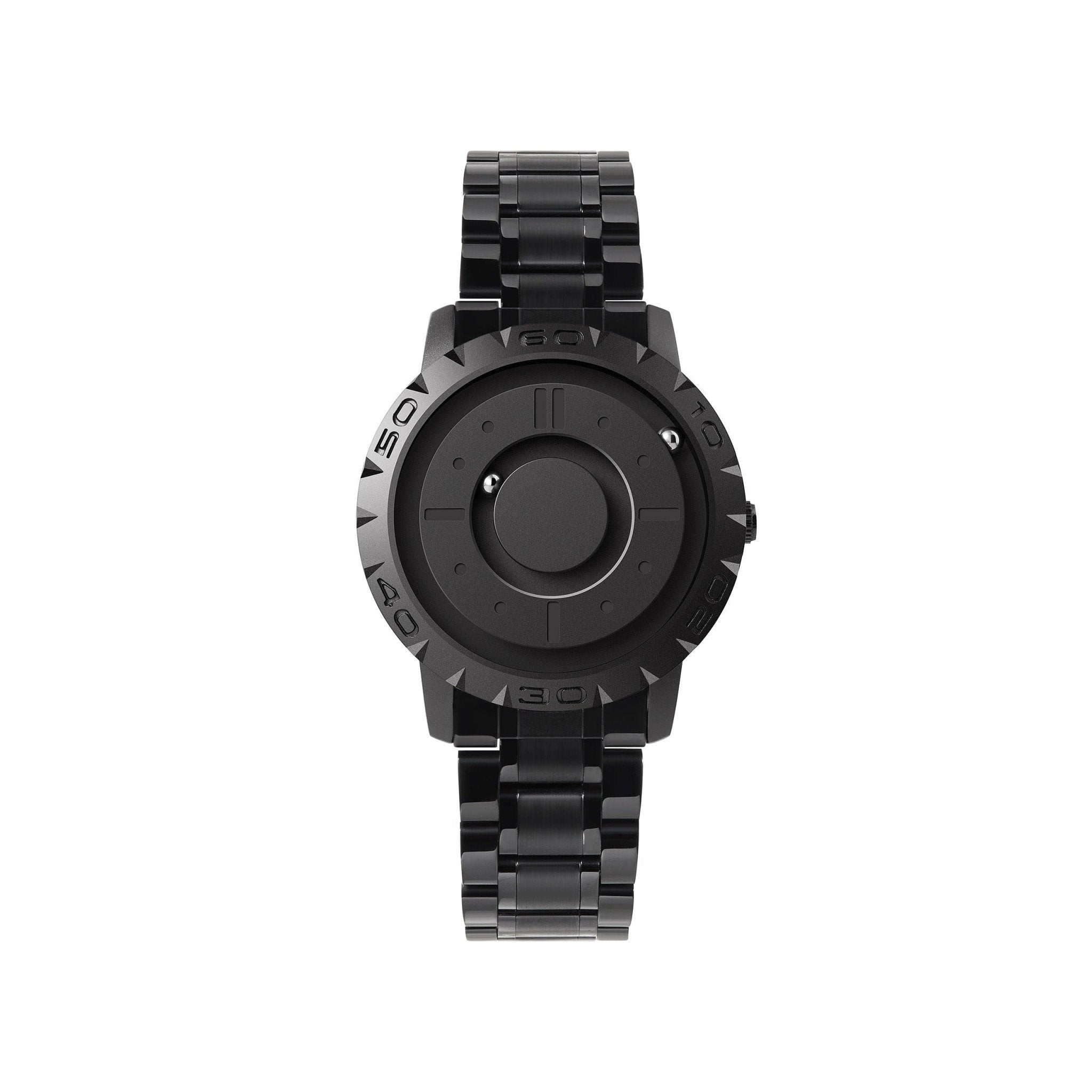 Eutour Original Iron Ball Magnetic Pointer Concept Quartz Unusual Men's Watch Fashion Rubber Strap - ItemBear.com