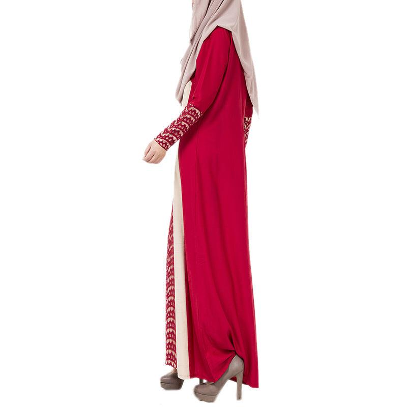 Factory direct supply new Arab Muslim robe ethnic long skirt lace dress Middle East clothing 020 - ItemBear.com