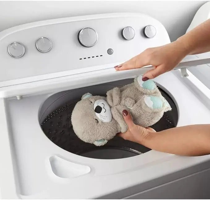 Fisher-Price Sound Machine Soothe 'n Snuggle Otter Portable Plush Baby Toy with Sensory Details Music Lights & Rhythmic Breathing Motion - ItemBear.com