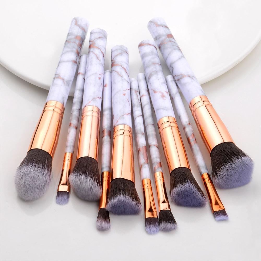 FLD 5/15Pcs Makeup Brushes Tool Set Cosmetic Powder Eye Shadow Foundation Blush Blending Beauty Make Up Brush Maquiagem - ItemBear.com