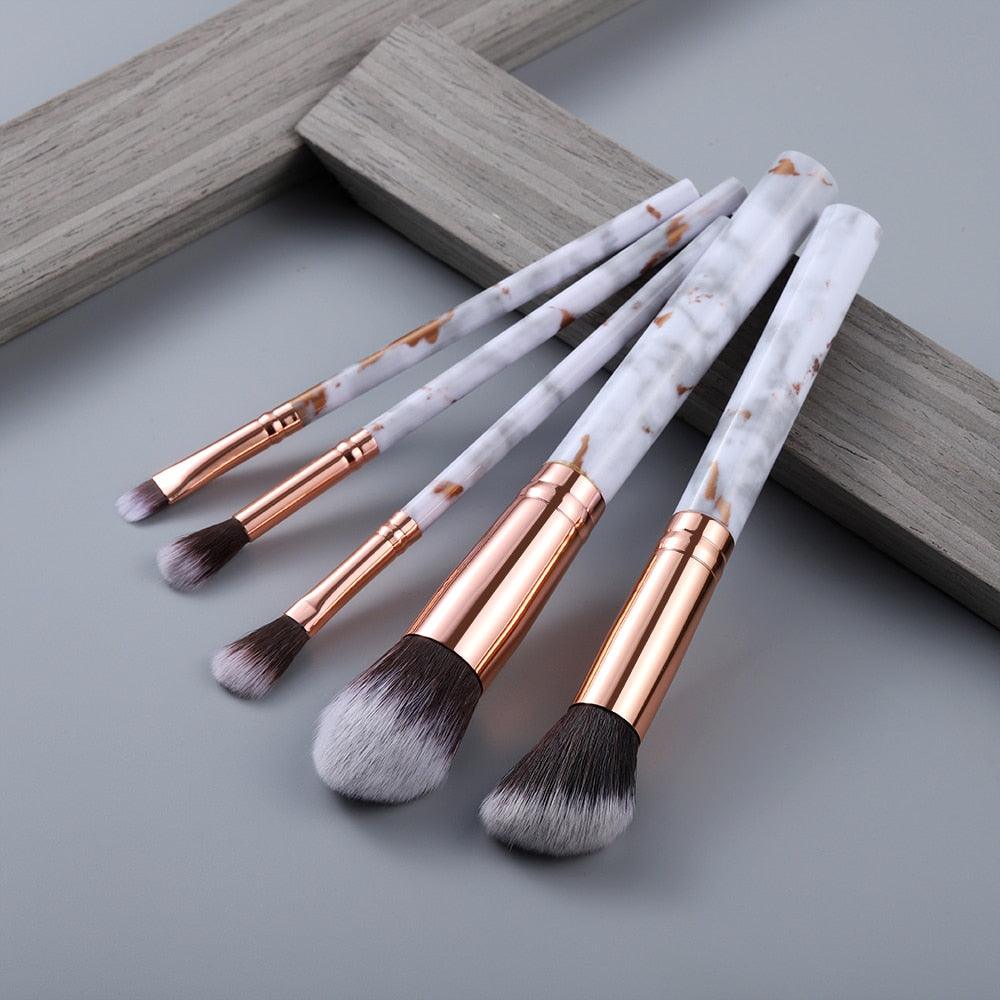 FLD 5/15Pcs Makeup Brushes Tool Set Cosmetic Powder Eye Shadow Foundation Blush Blending Beauty Make Up Brush Maquiagem - ItemBear.com