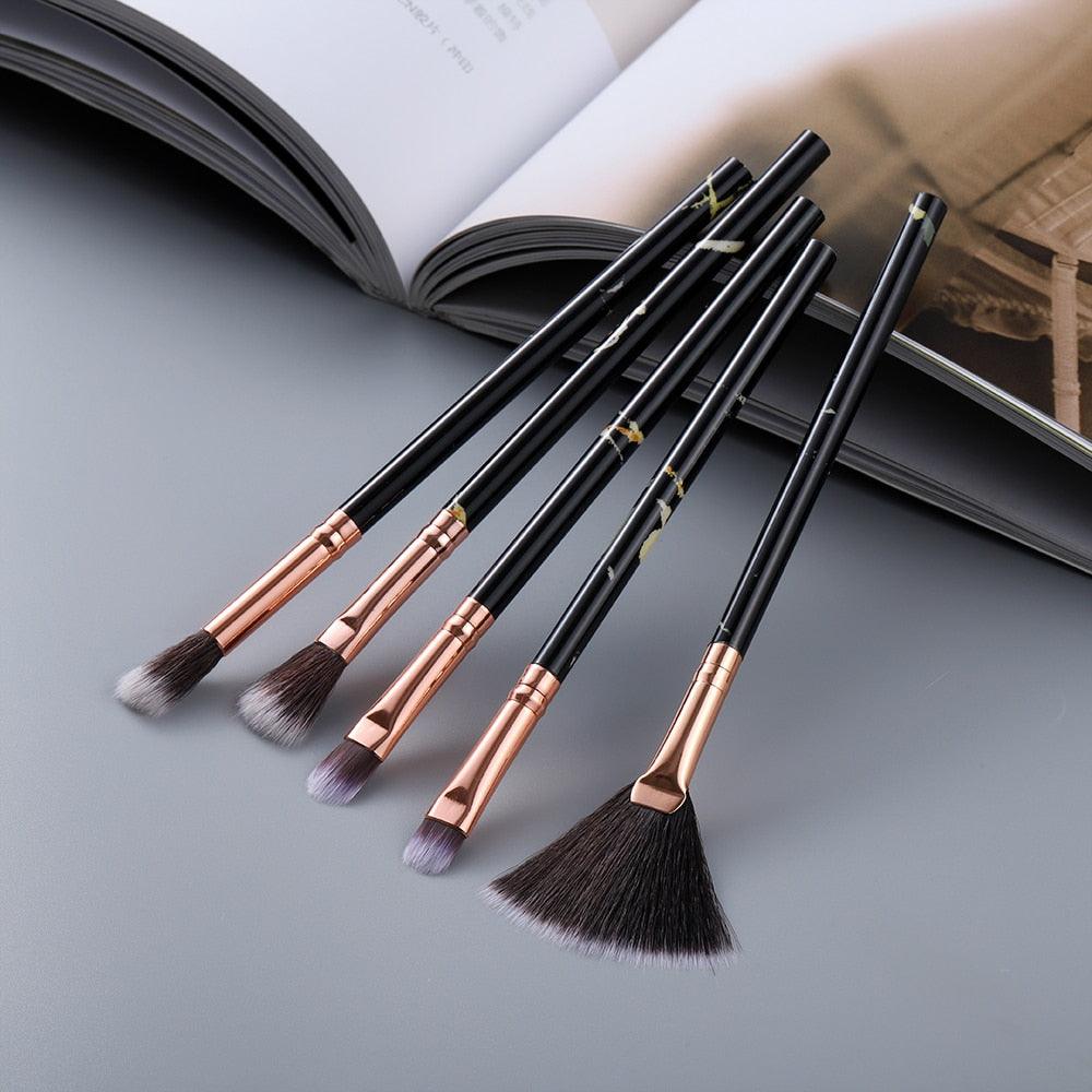 FLD 5/15Pcs Makeup Brushes Tool Set Cosmetic Powder Eye Shadow Foundation Blush Blending Beauty Make Up Brush Maquiagem - ItemBear.com