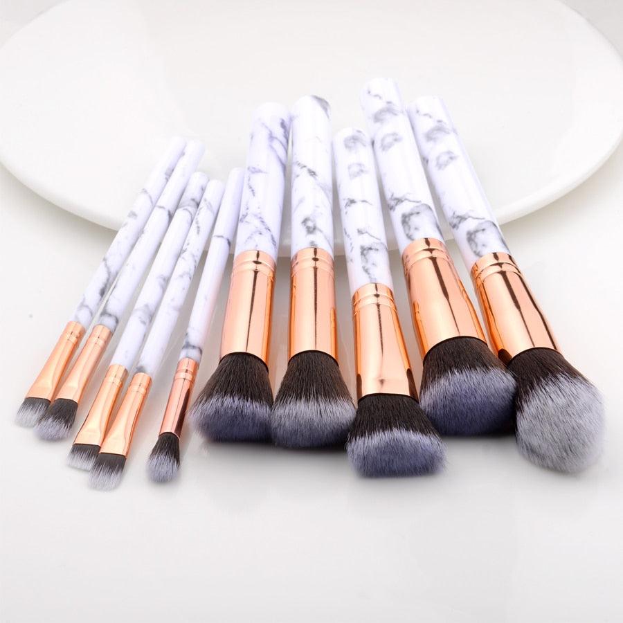 FLD 5/15Pcs Makeup Brushes Tool Set Cosmetic Powder Eye Shadow Foundation Blush Blending Beauty Make Up Brush Maquiagem - ItemBear.com