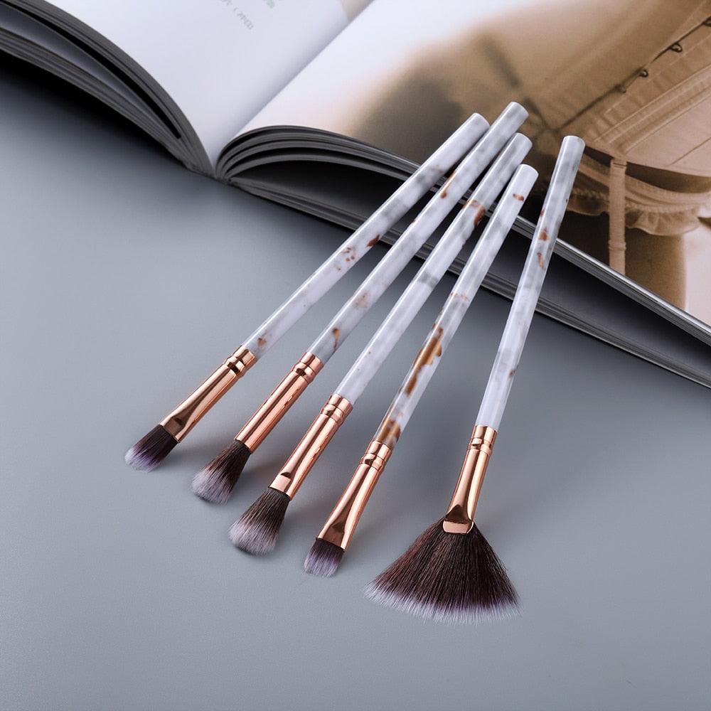 FLD 5/15Pcs Makeup Brushes Tool Set Cosmetic Powder Eye Shadow Foundation Blush Blending Beauty Make Up Brush Maquiagem - ItemBear.com