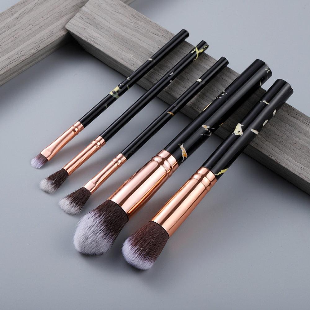 FLD 5/15Pcs Makeup Brushes Tool Set Cosmetic Powder Eye Shadow Foundation Blush Blending Beauty Make Up Brush Maquiagem - ItemBear.com