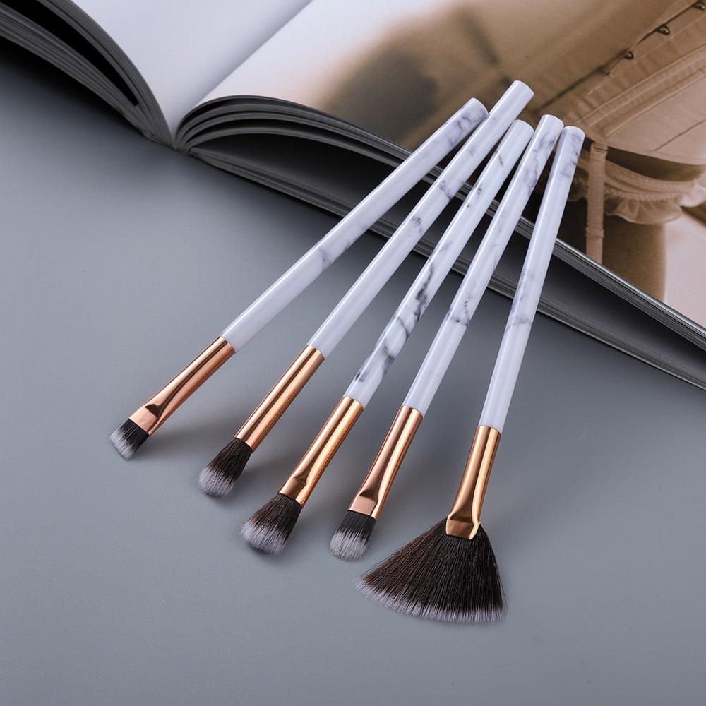 FLD 5/15Pcs Makeup Brushes Tool Set Cosmetic Powder Eye Shadow Foundation Blush Blending Beauty Make Up Brush Maquiagem - ItemBear.com