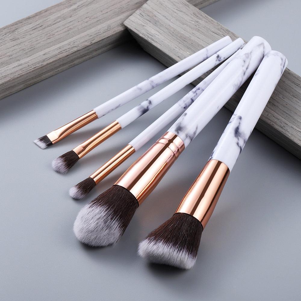 FLD 5/15Pcs Makeup Brushes Tool Set Cosmetic Powder Eye Shadow Foundation Blush Blending Beauty Make Up Brush Maquiagem - ItemBear.com