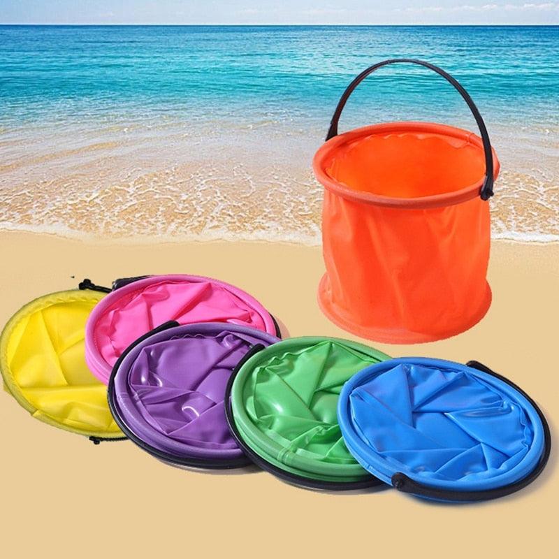 Foldable Beach Bucket - ItemBear.com