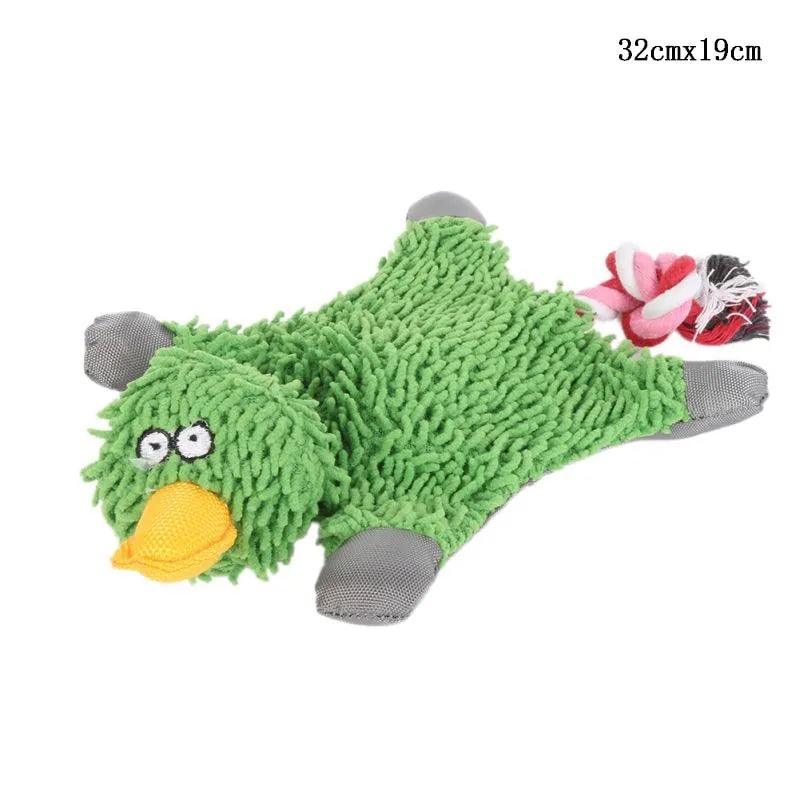 Fun Pets Toy Donkey Shape Corduroy Chew Toy For Dog Puppy Squeaker Squeaky Plush Bone Molar Dog Toy Pet Training Dog Accessories - ItemBear.com