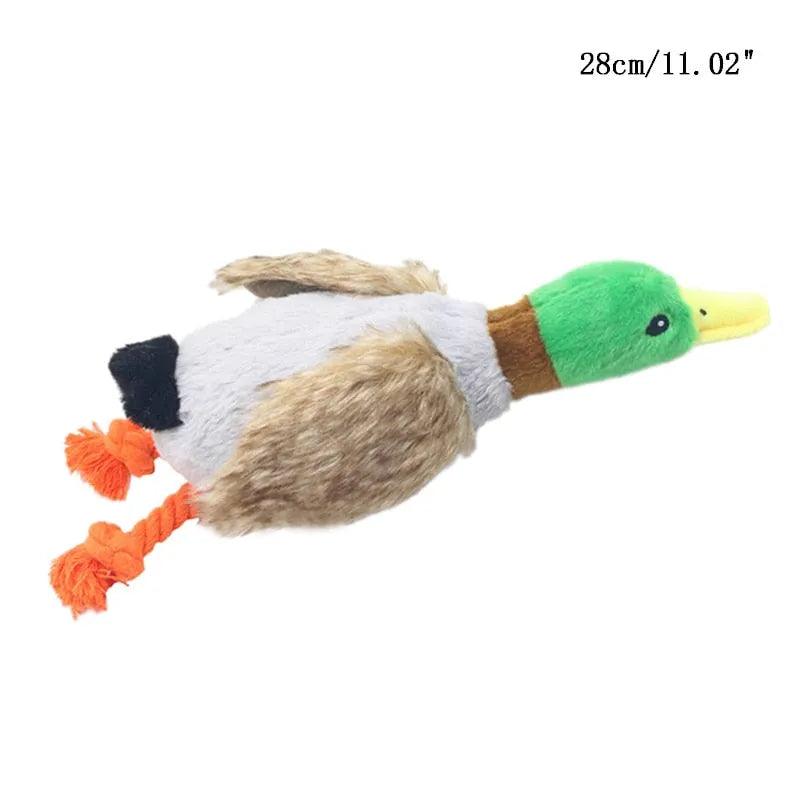 Fun Pets Toy Donkey Shape Corduroy Chew Toy For Dog Puppy Squeaker Squeaky Plush Bone Molar Dog Toy Pet Training Dog Accessories - ItemBear.com