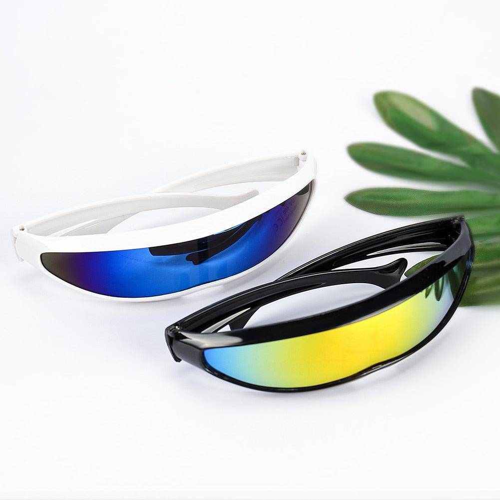 Futuristic Narrow Cyclops Sunglasses - ItemBear.com