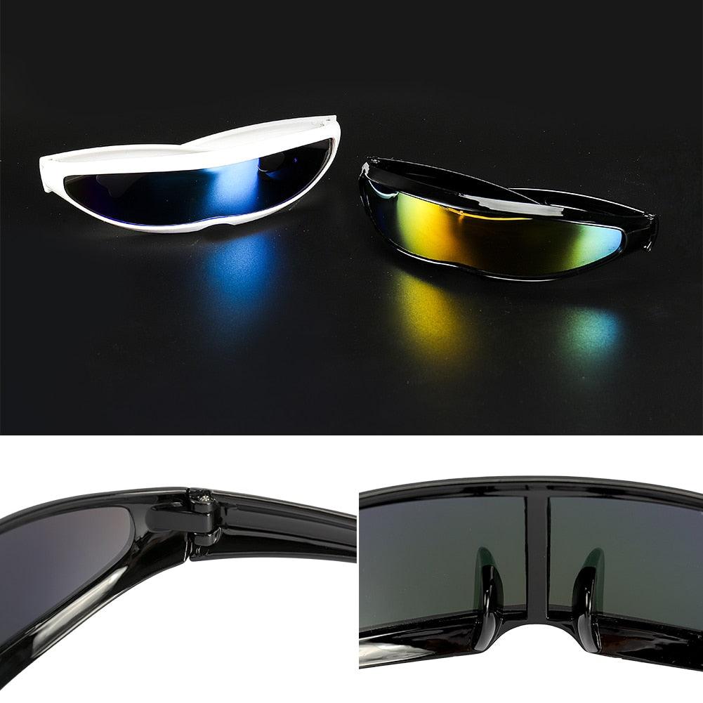 Futuristic Narrow Cyclops Sunglasses - ItemBear.com