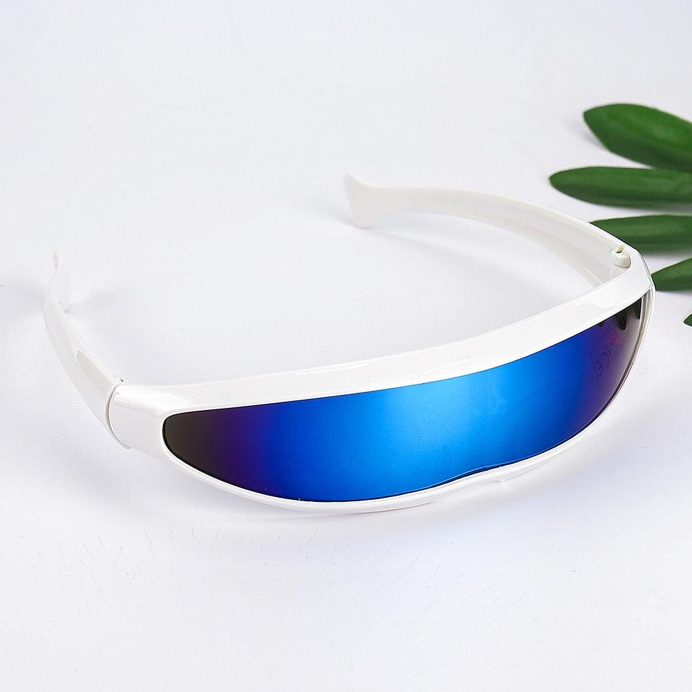 Futuristic Narrow Cyclops Sunglasses - ItemBear.com