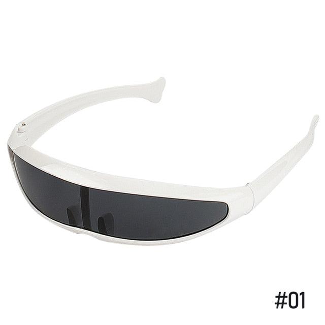 Futuristic Narrow Cyclops Sunglasses - ItemBear.com