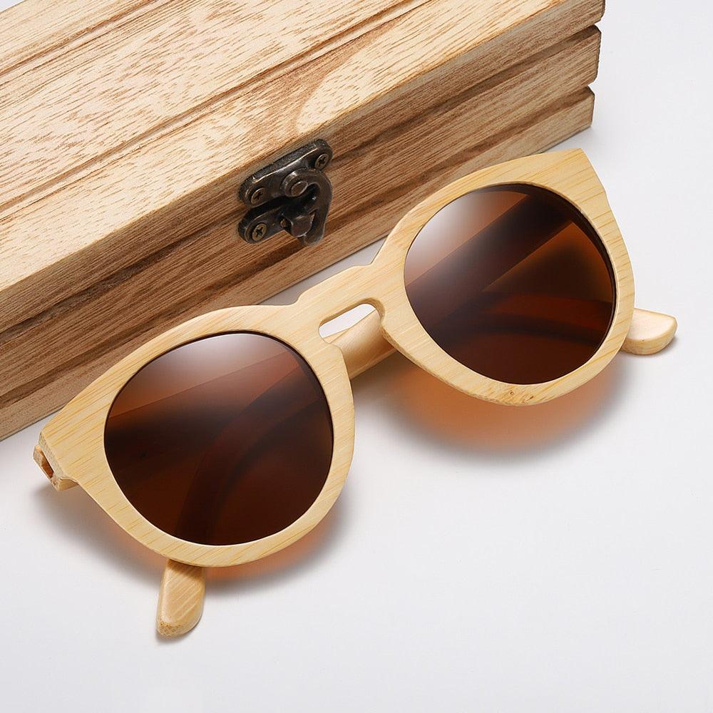 GM Bamboo Sunglasses Men Wooden Sunglasses Women Brand Designer Vintage Wood Sun Glasses Oculos de sol masculino - ItemBear.com